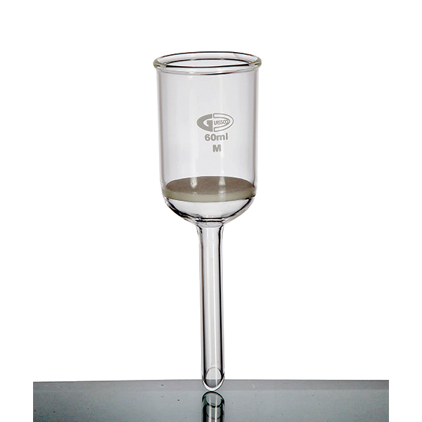 BUCHNER FUNNEL WITH FRITTED DISC, BOROSILICATE GLASS